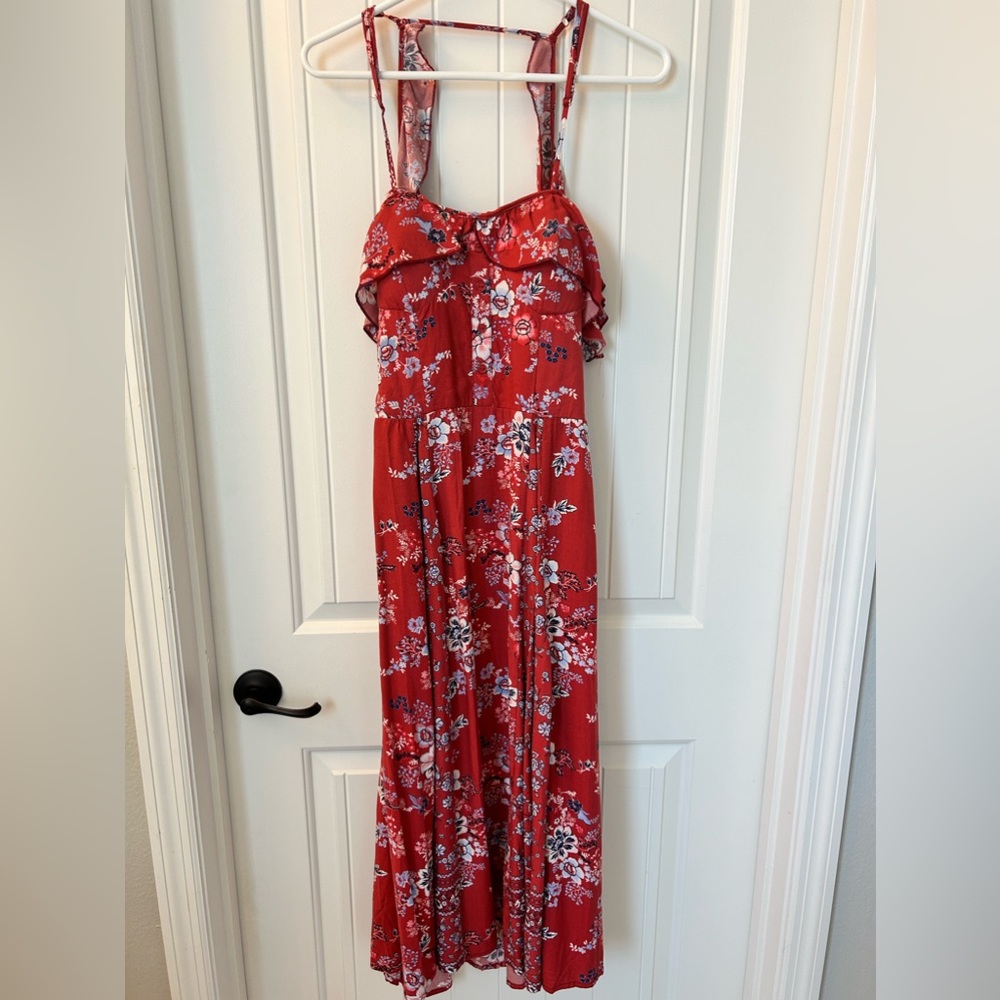 Chelsea & Violet Red Floral Dress